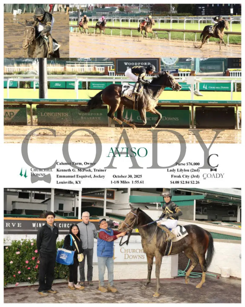 AVISO - 10-30-25 - R09 - CD Churchill Downs