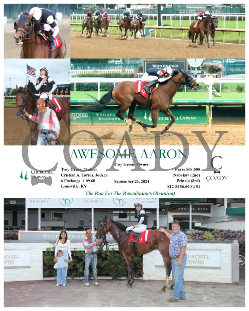 Awesome Aaron - 09-26-24 R03 Cd Churchill Downs