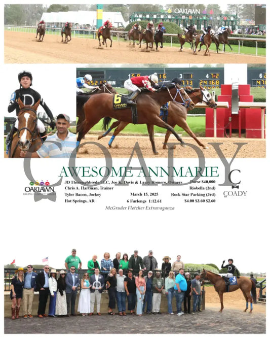 AWESOME ANNMARIE - 03-15-25 - R03 - OP Oaklawn Park