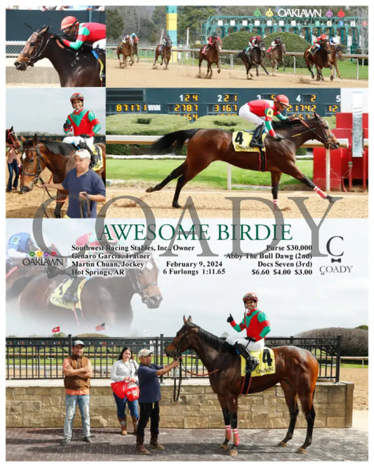 Awesome Birdie - 02-09-24 R01 Op Oaklawn Park