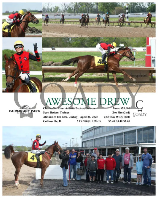 AWESOME DREW - 04-26-25 - R08 - FP Fanduel Sportsbook Horse Racing