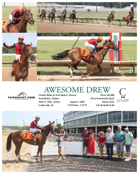 AWESOME DREW - 08-09-25 - R04 - FP Fanduel Sportsbook Horse Racing