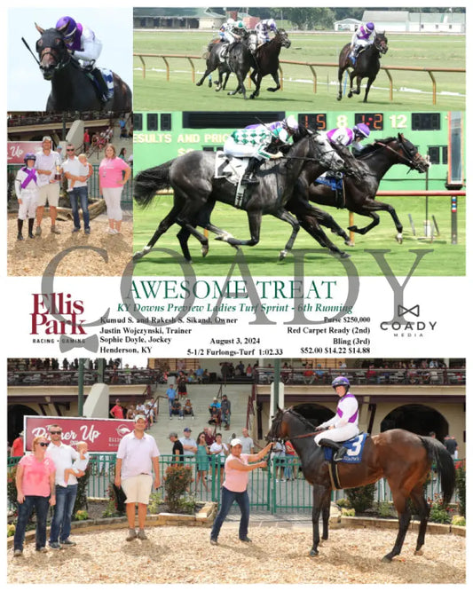 Awesome Treat - Ky Downs Preview Ladies Turf Sprint 6Th Running 08-03-24 R07 Elp Ellis Park