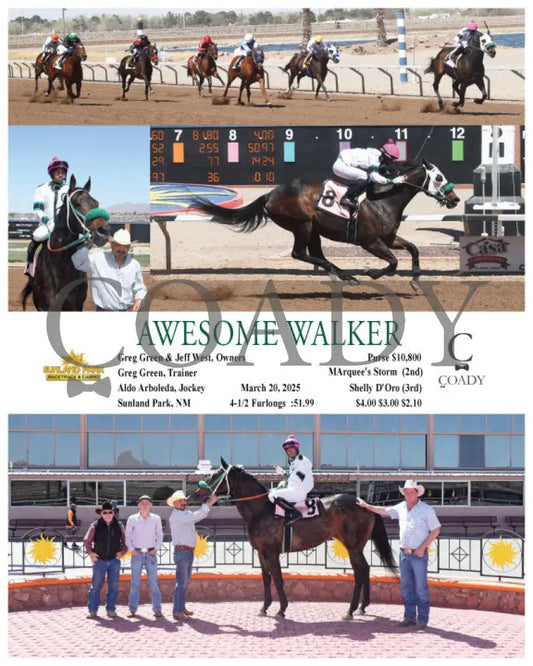 AWESOME WALKER - 03-20-25 - R02 - SUN Sunland Park