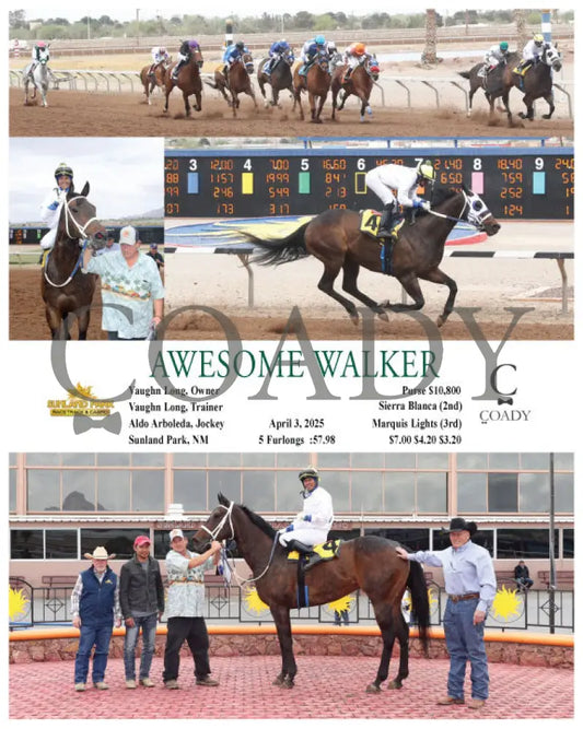 AWESOME WALKER - 04-03-25 - R04 - SUN Sunland Park