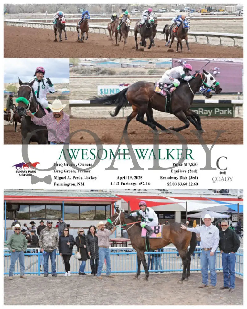 AWESOME WALKER - 04-19-25 - R07 - SRP SunRay Park