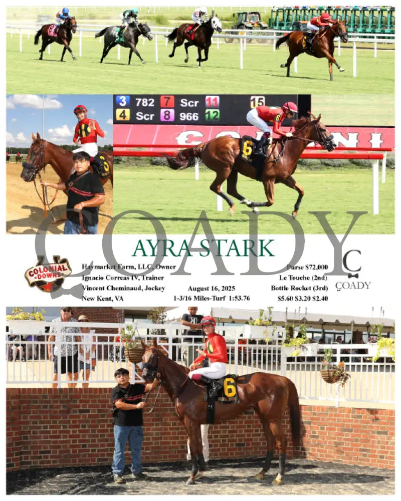 AYRA STARK - 08-16-25 - R08 - CNL Colonial Downs