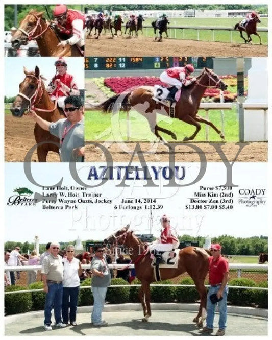 Azitellyou - 061414 Race 03 Btp Belterra Park