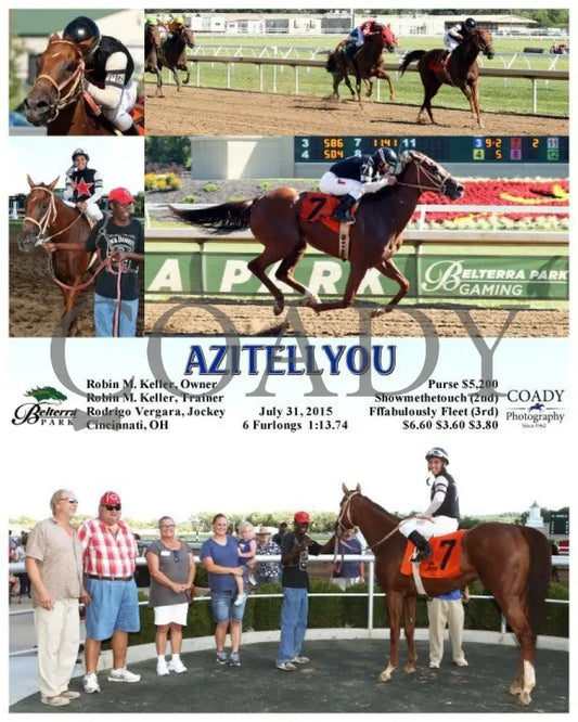 Azitellyou - 073115 Race 05 Btp Belterra Park