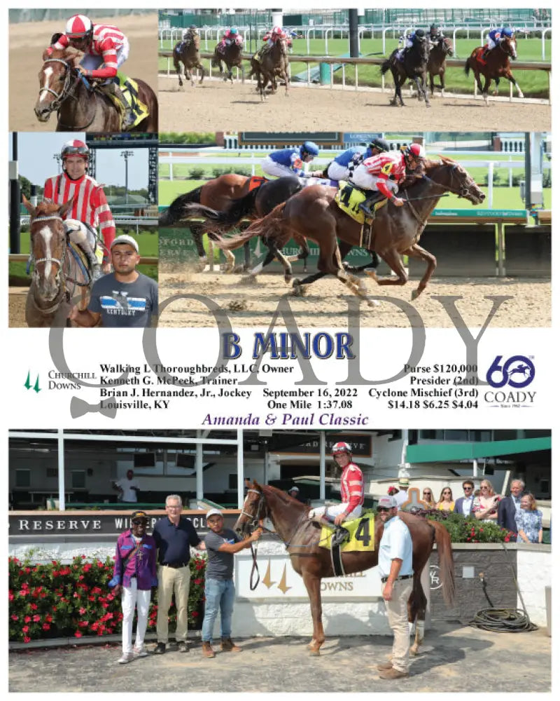 B Minor - 09-16-22 R05 Cd Churchill Downs