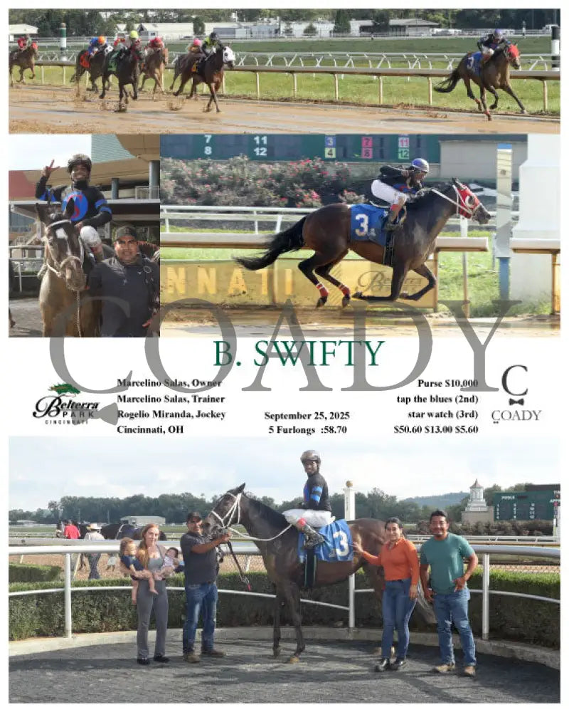 B. SWIFTY - 092525 - Race 08 - BTP Presque Isle Downs