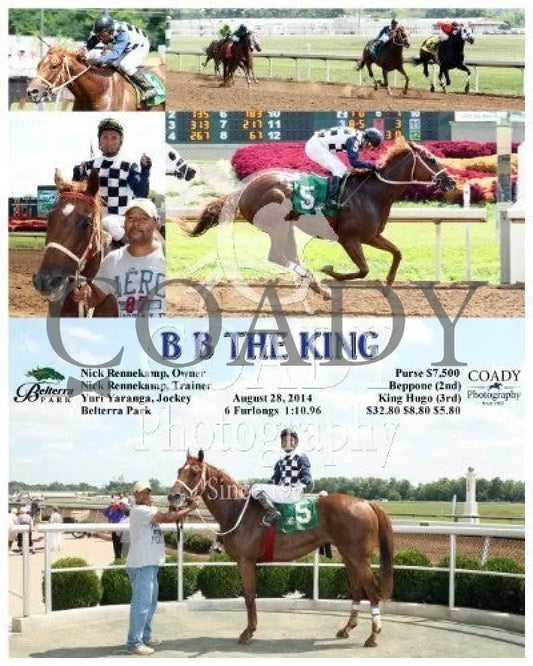 B The King - 082814 Race 03 Btp Belterra Park