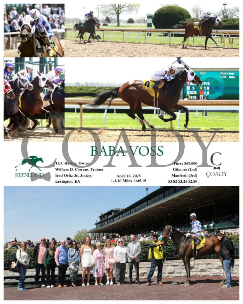 BABA VOSS - 041625 - Race 03 - KEE Keeneland