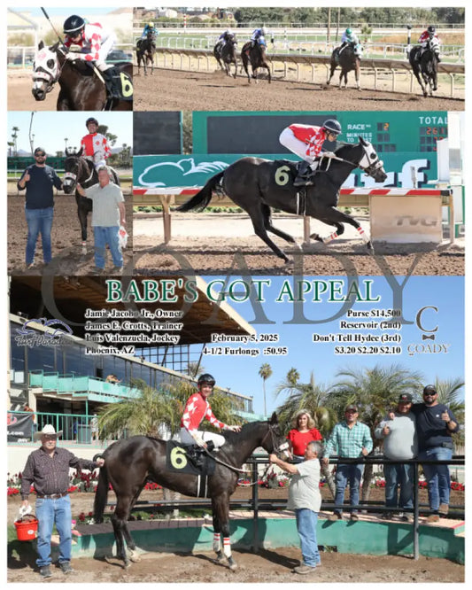 Babe’s Got Appeal - 02-05-25 R02 Tup Turf Paradise
