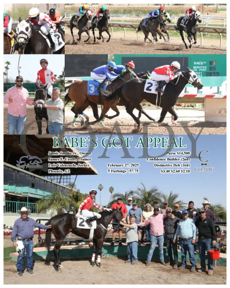 BABE’S GOT APPEAL - 02-27-25 - R03 - TUP Turf Paradise