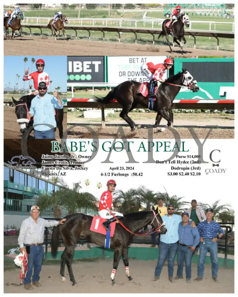 Babe’s Got Appeal - 04 - 23 - 24 R08 Tup Turf Paradise