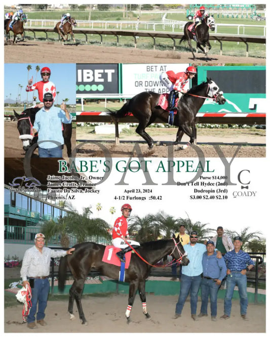 Babe’s Got Appeal - 04 - 23 - 24 R08 Tup Turf Paradise