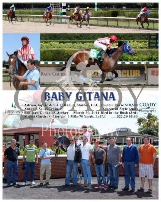 Baby Gitana - 033014 Race 01 Crc Calder Course