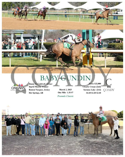 BABY GUNDIN - 03-02-25 - R06 - OP Oaklawn Park
