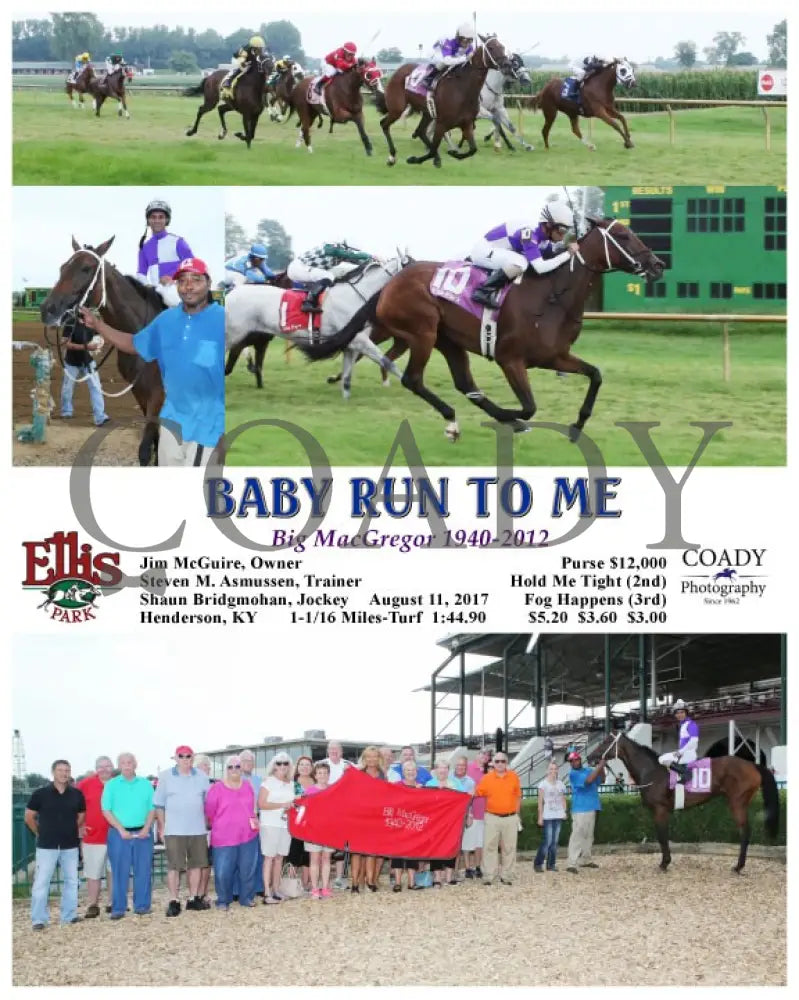 Baby Run To Me - 081117 Race 08 Elp Ellis Park