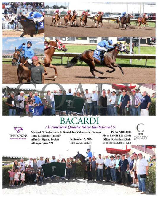Bacardi - All American Quarter Horse Invitational S. 09-02-24 R05 Alb Downs At Albuquerque