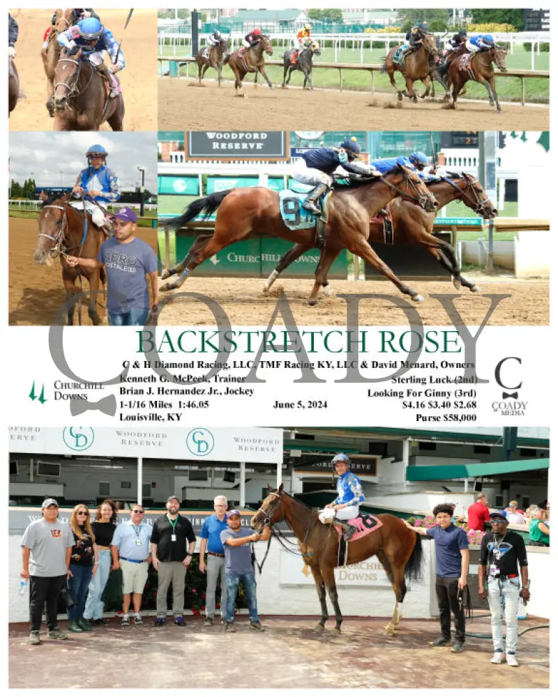 Backstretch Rose - 06-05-24 R09 Cd Churchill Downs