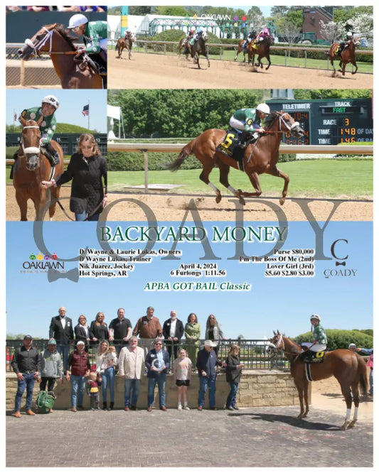 Backyard Money - 040424 Race 03 Op Oaklawn Park