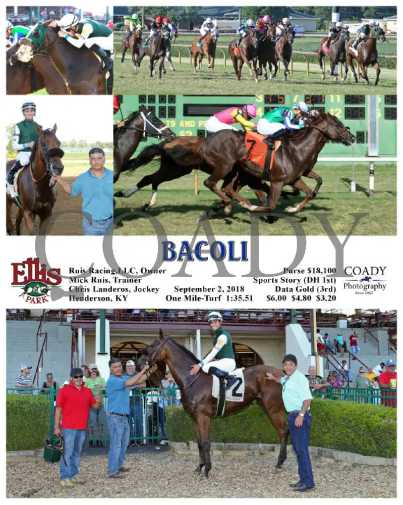 Bacoli - 090218 Race 09 Elp Ellis Park