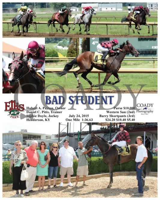 Bad Student - 072415 Race 05 Elp Ellis Park