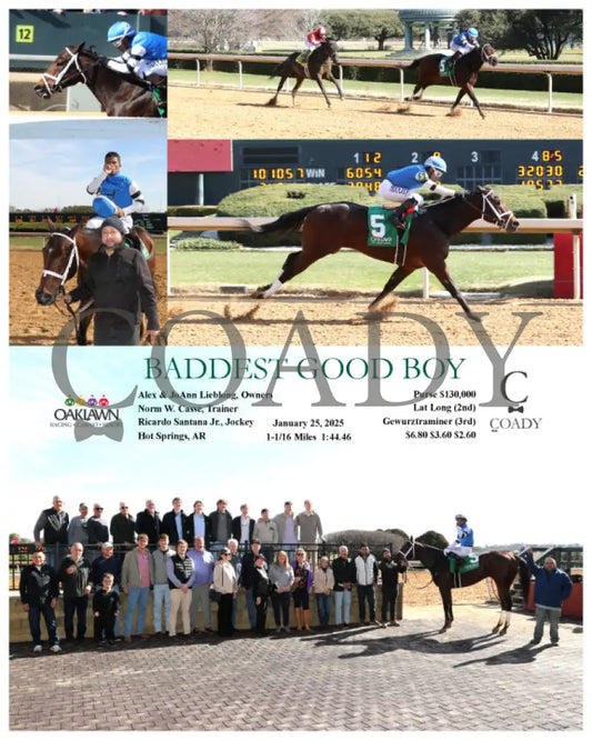 Baddest Good Boy - 01-25-25 R01 Op Oaklawn Park