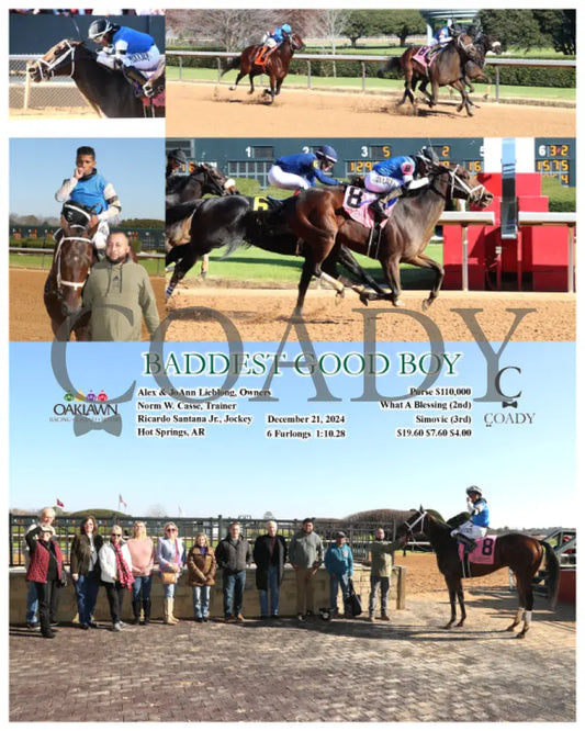 Baddest Good Boy - 12-21-24 R03 Op Oaklawn Park