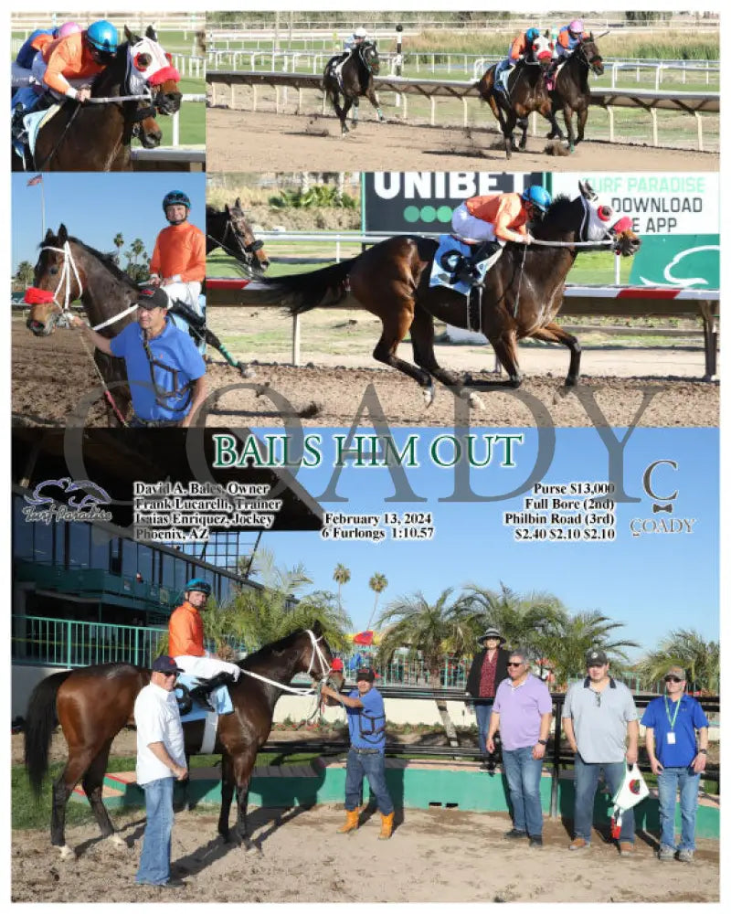 Bails Him Out - 02-13-24 R09 Tup Turf Paradise