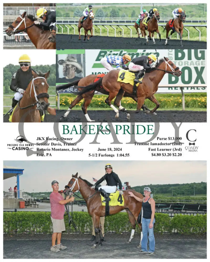 Bakers Pride - 06-18-24 R08 Pid Presque Isle Downs
