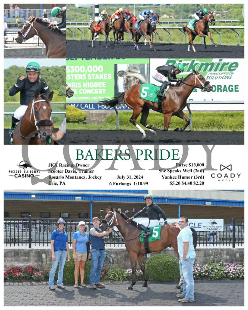 Bakers Pride - 07-31-24 R02 Pid Presque Isle Downs