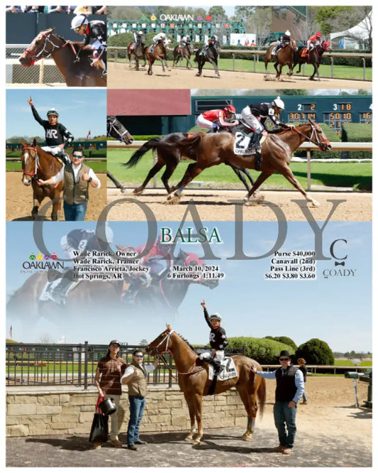 Balsa - 03 - 10 - 24 R04 Op Oaklawn Park