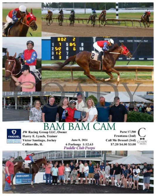 Bam Cam - 06-08-24 R02 Fan Fanduel Sportsbook Horse Racing
