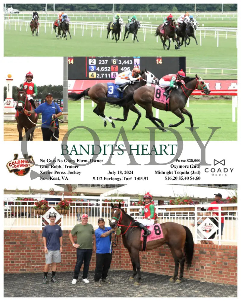 Bandits Heart - 07-18-24 R06 Cnl Colonial Downs