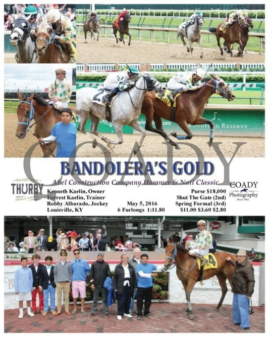 Bandolera’s Gold - 050516 Race 02 Cd Churchill Downs