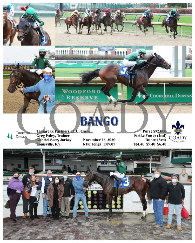 Bango - 11-26-20 R09 Cd Churchill Downs