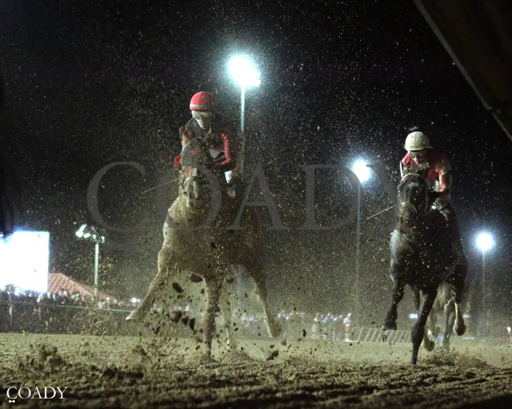 BANISHING  - 082225 - Race 11 - CT  Charles Town Classic G2 - Under Rail 02 - Coady Media - Kurtis Coady Photography
