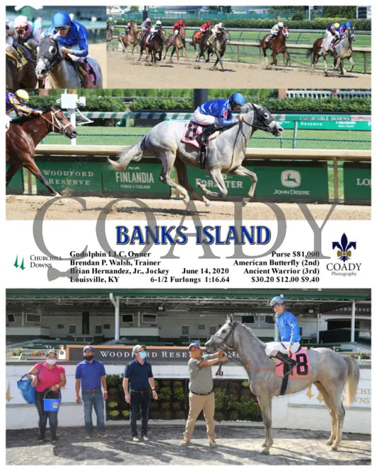 Banks Island - 06-14-20 R09 Cd Churchill Downs