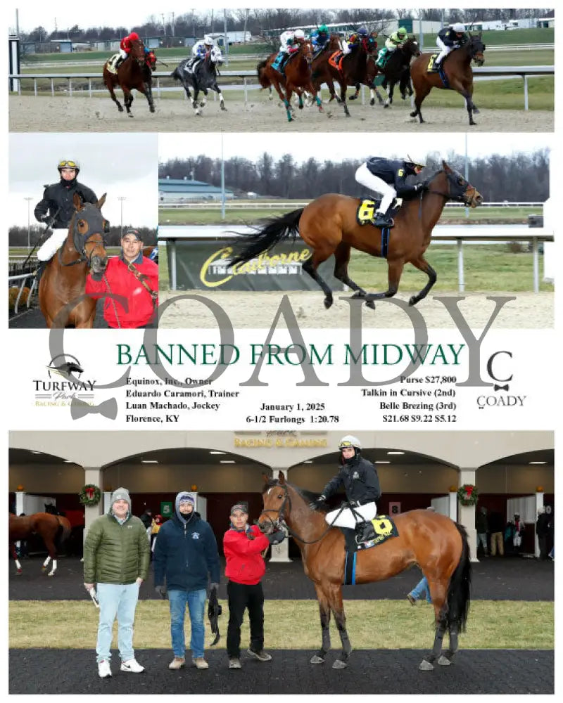Banned From Midway - 01-01-25 R02 Tp Turfway Park