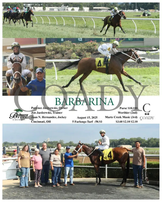 BARBARINA - 081525 - Race 08 - BTP Turfway Park