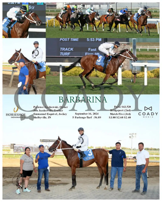 Barbarina - 09-16-24 R08 Ind Indiana Grand