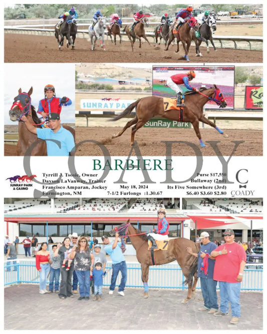 Barbiere - 05-18-24 R08 Srp Sunray Park