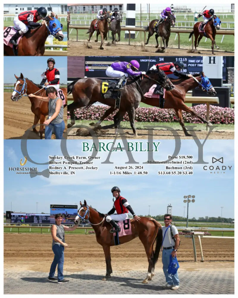 Barca Billy - 08-26-24 R01 Ind Indiana Grand