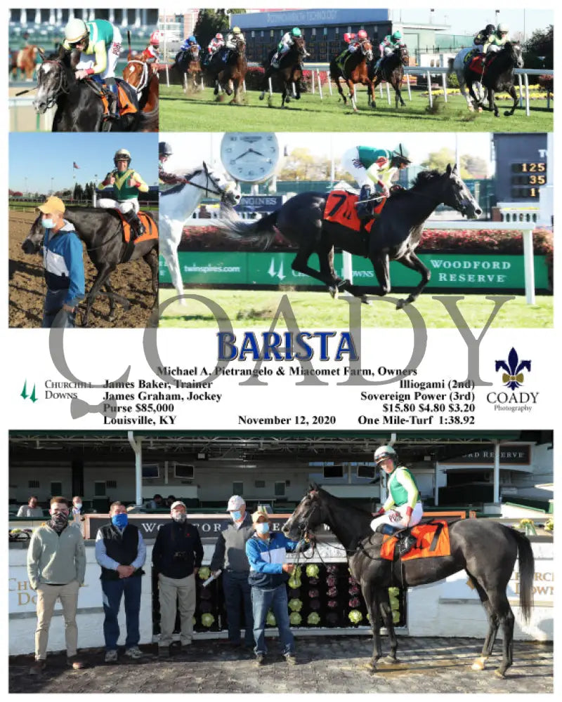 Barista - 11-12-20 R06 Cd Churchill Downs