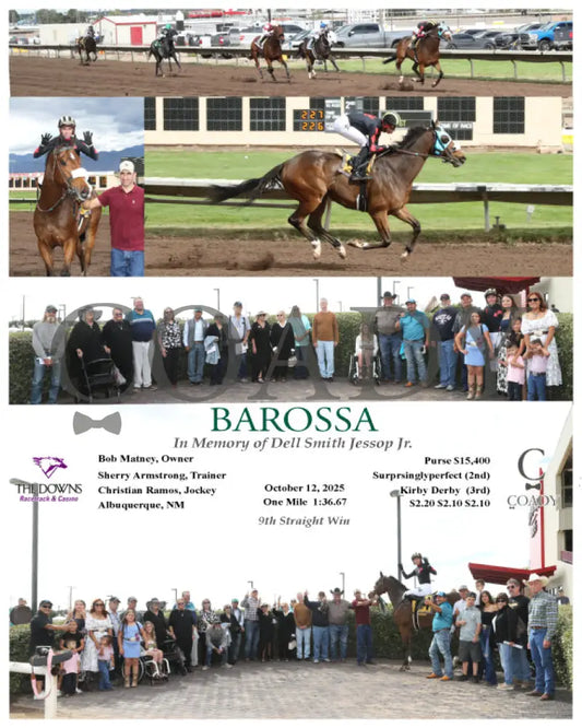 BAROSSA - In Memory of Dell Smith Jessop Jr. - 10-12-25 - R03 - ALB Downs at Albuquerque