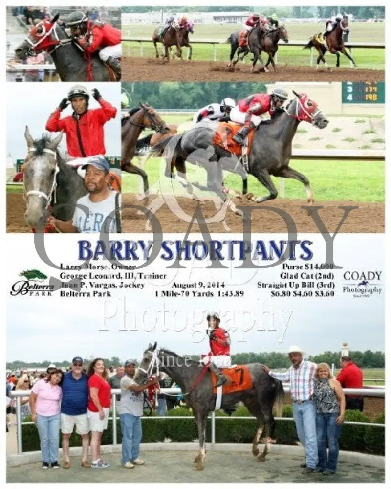 Barry Shortpants - 080914 Race 04 Btp Belterra Park