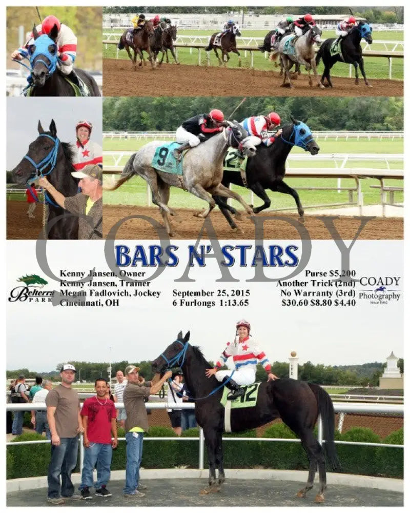 Bars N’ Stars - 092515 Race 07 Btp Belterra Park